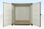 Contenedor Marítimo de 10 Pies x 8 Pies Verde RAL 6007 - Imagen 3