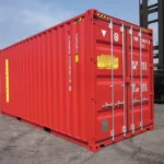 Contenedor Marítimo High Cube Rojo de 20 Pies