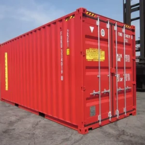 Contenedor Marítimo High Cube Rojo de 20 Pies