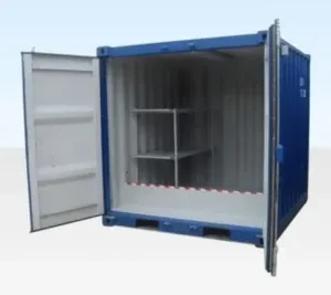 BODEGA ANTIDERRAMES ELEVADA DE 8 × 8 PIES EN VENTA