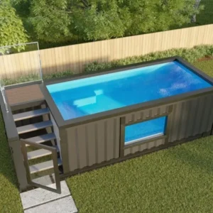Piscina de contenedor marítimo