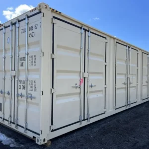 Contenedor High Cube de 40 Pies Nuevo de Un Solo Viaje con Puertas Laterales